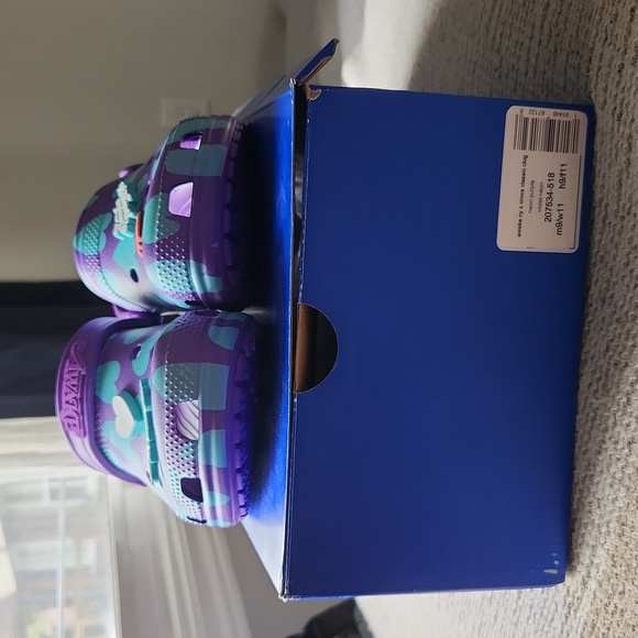 Crocs x Awake NY - Classic Clog - Neon Purple - Us Size Mens 9/ Womens 11 - Picture 3 of 9